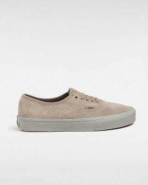 Beige Men Vans Authentic Suede Mix Sneakers Canada | VN4259178