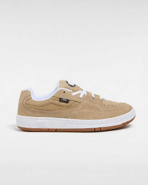 Beige Men Vans Speed LS Skate Shoes Canada | VN7402869
