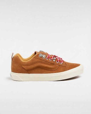 Beige Women Vans Knu Skool Sneakers Canada | VN5891073