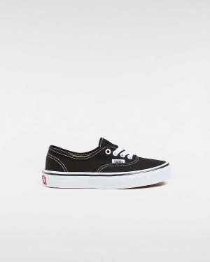 Black Kids' Vans Authentic (4-8 years) Sneakers Canada | VN6325081