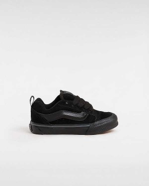 Black Kids' Vans Knu Skool (4-8 Years) Sneakers Canada | VN2987514