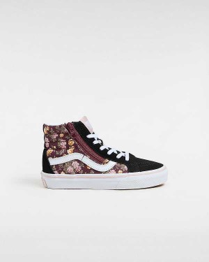 Black Kids' Vans SK8-Hi Reissue Side Zip (4-8 years) Sneakers Canada | VN3091625