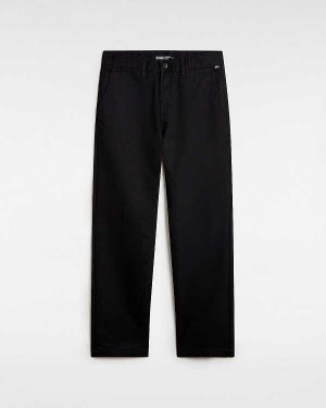 Black Men Vans Authentic Chino Slim Pants Canada | VN6980253