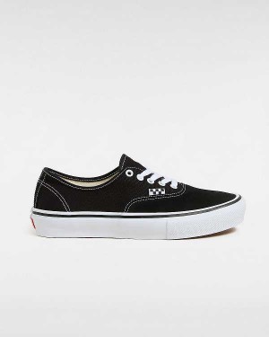 Black Men Vans Authentic Skate Shoes Canada | VN9508734