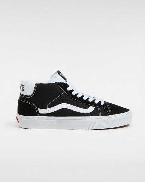 Black Men Vans Mid Skool 37 Sneakers Canada | VN9518246
