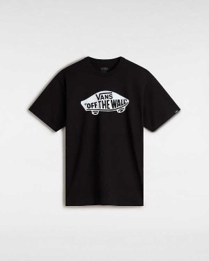 Black Men Vans OTW Classic Front T Shirts Canada | VN9746035