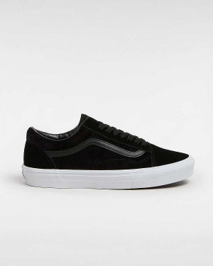 Black Men Vans Old Skool Pig Suede Sneakers Canada | VN1483970