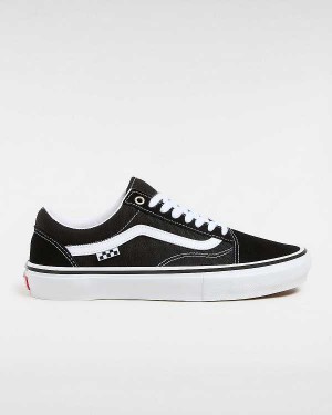 Black Men Vans Old Skool Skate Shoes Canada | VN6078325