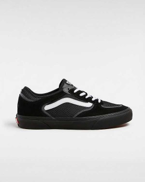 Black Men Vans Rowley Skate Shoes Canada | VN8257390