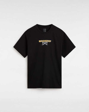 Black Men Vans Sakomo T Shirts Canada | VN8046519