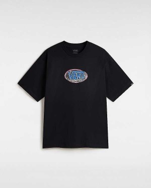 Black Men Vans Scribblex T Shirts Canada | VN0392841