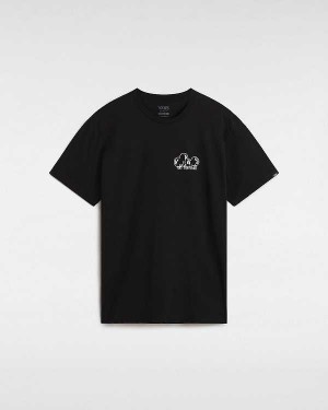 Black Men Vans Scuttle T Shirts Canada | VN8975301