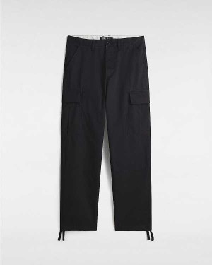 Black Men Vans Service Cargo Loose Tapered Pants Canada | VN4928307