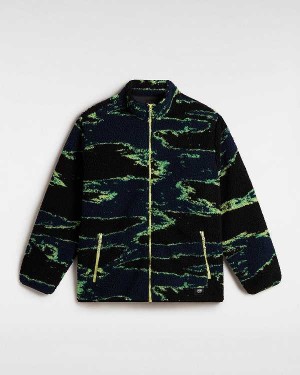 Black Men Vans Slip Stream Full Zip Jacket Canada | VN9536104