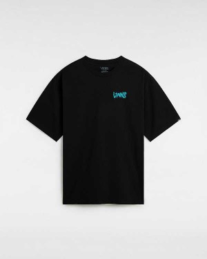Black Men Vans V Hand Loose T Shirts Canada | VN6943801