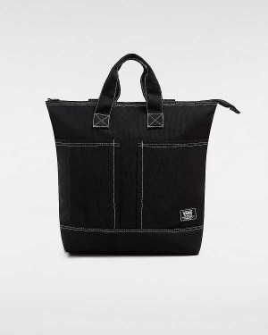 Black Unisex Vans Daily Backpacks Canada | VN2391674