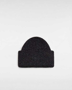 Black Unisex Vans Densmore Wide Cuff Beanie Canada | VN3062857