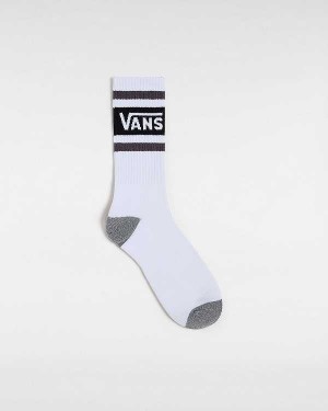Black Unisex Vans Drop Crew (1 Pair) Socks Canada | VN2816705