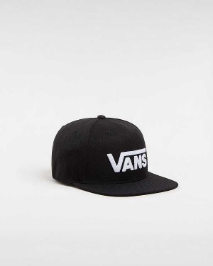 Black Unisex Vans Drop V Hats Canada | VN0527316