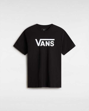 Black Women Vans Classic T Shirts Canada | VN6128597