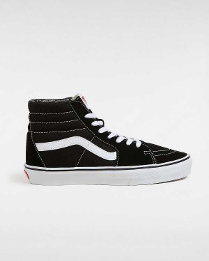 Black Women Vans Sk8-Hi Sneakers Canada | VN7163985