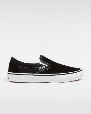 Black Women Vans Skate Slip On Shoes Canada | VN8436102