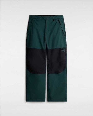 Black / Green Men Vans MTE Hellbound Pants Canada | VN3596217