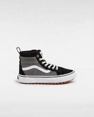 Black / Grey Kids' Vans MTE Sk8-Hi (4-8 Years) Sneakers Canada | VN2678041