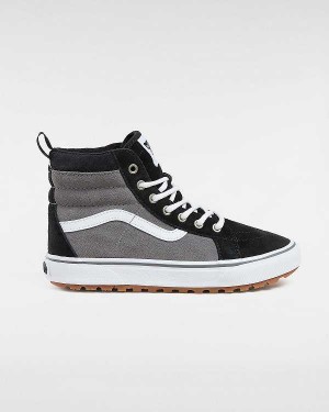 Black / Grey Kids' Vans MTE Sk8-Hi (8-14 years) Sneakers Canada | VN0837612
