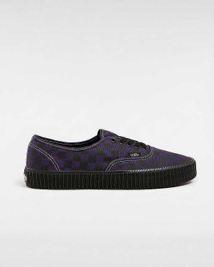 Black / White Men Vans Authentic Creeper Sneakers Canada | VN9154708