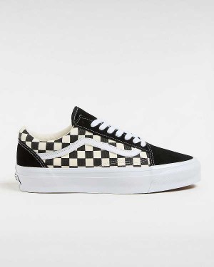 Black / White Women Vans Premium Old Skool 36 Skate Shoes Canada | VN8294751