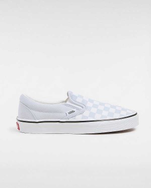 Blue Men Vans Color Theory Slip On Shoes Canada | VN2716894