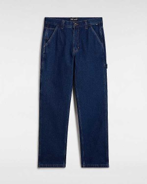 Blue Men Vans Drill Chore Relaxed Carpenter Pants Canada | VN4195328