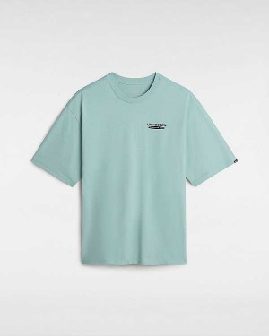 Blue Men Vans Fun GFX Loose T Shirts Canada | VN6983572