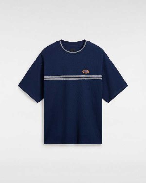 Blue Men Vans Galen Knit T Shirts Canada | VN6821059