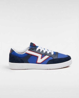 Blue Men Vans Lowland ComfyCush Tennis Shoes Canada | VN4981375
