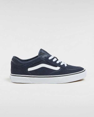 Blue Men Vans Rowley Classic Sneakers Canada | VN4057829