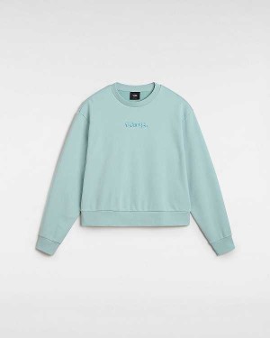Blue Women Vans Essential Relaxed Fit Sweatshirt Canada | VN3127485