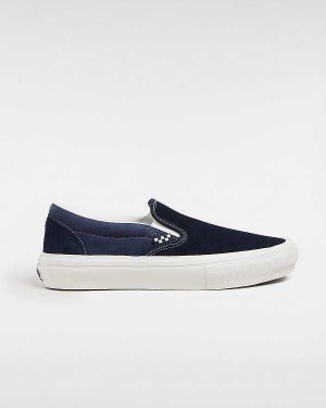 Blue Women Vans Skate Slip On Shoes Canada | VN9831647