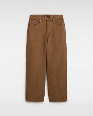 Brown Men Vans Check-5 Baggy Pants Canada | VN4708692
