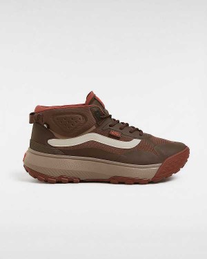 Brown Men Vans MTE Crosspath Mid Sneakers Canada | VN9284150
