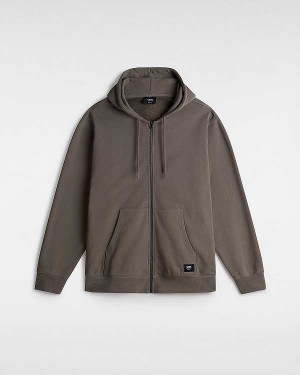 Brown Men Vans Original Standards Loose Hoodie Canada | VN8146739