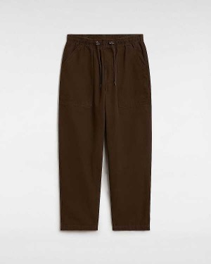 Brown Men Vans Premium Easy Trouser Pants Canada | VN7105634