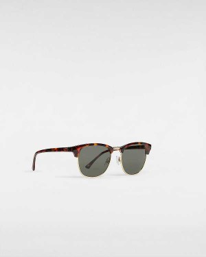Brown Unisex Vans Dunville Sunglasses Canada | VN2405693