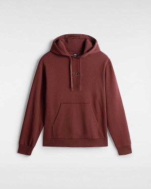 Brown Women Vans Essential Relaxed Hoodie Canada | VN2507618