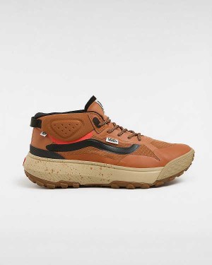 Brown / Orange Men Vans MTE Crosspath Mid Sneakers Canada | VN9028345