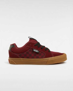 Burgundy Men Vans Chukka Push Sneakers Canada | VN2360589