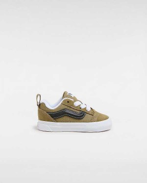 Green Kids' Vans Knu Skool Elastic Lace (1-4 Years) Sneakers Canada | VN6901723
