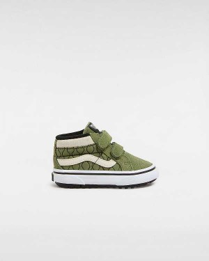 Green Kids' Vans MTE Sk8-Mid Reissue Hook and Loop (1-4 Years) Sneakers Canada | VN7512493