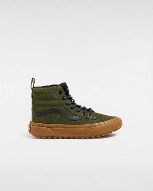 Green Kids' Vans Metallic Pop MTE Sk8-Hi (4-8 Years) Sneakers Canada | VN2053476